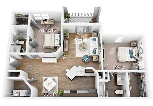 Floor plan B1