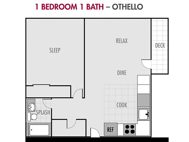 Floor plan The Othello at Cougar Ridge