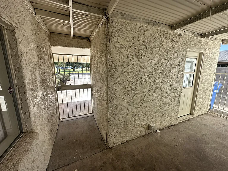 Breezeway and entry to laundry room (hook ups available)