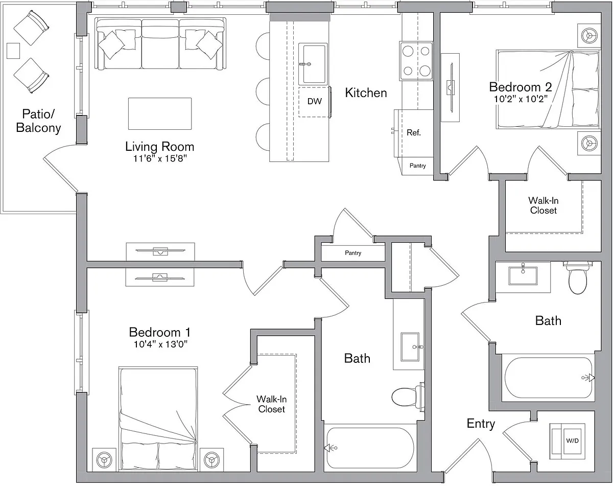 Floor plan B1