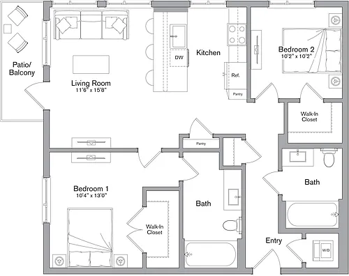 Floor plan B1