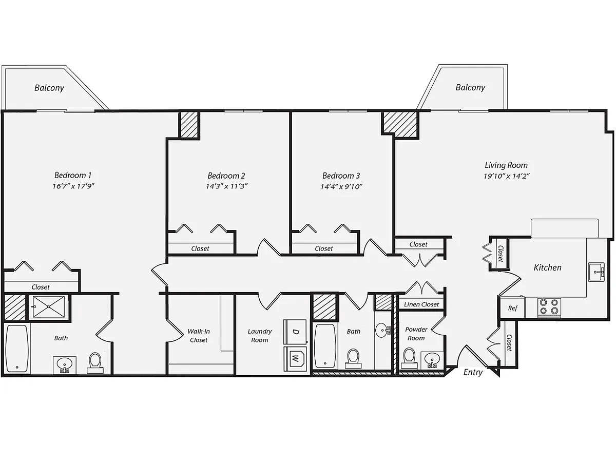 Floor plan C1