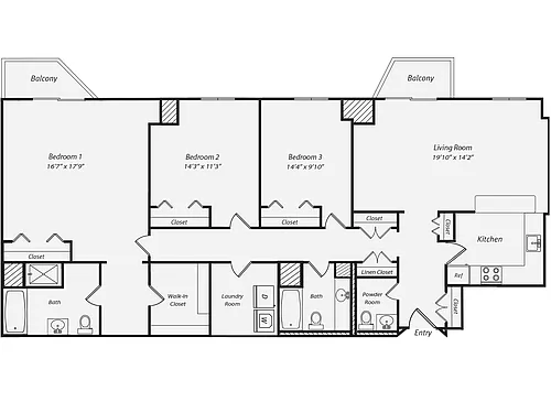 Floor plan C1