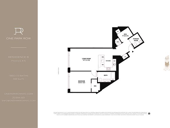2nd image of 1 Park Row #14B