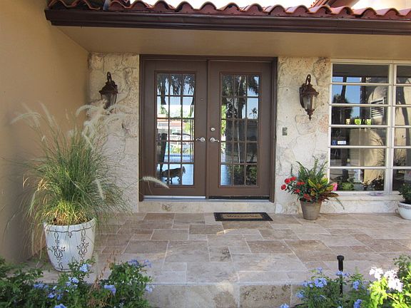 Travertine Marble Entry Area