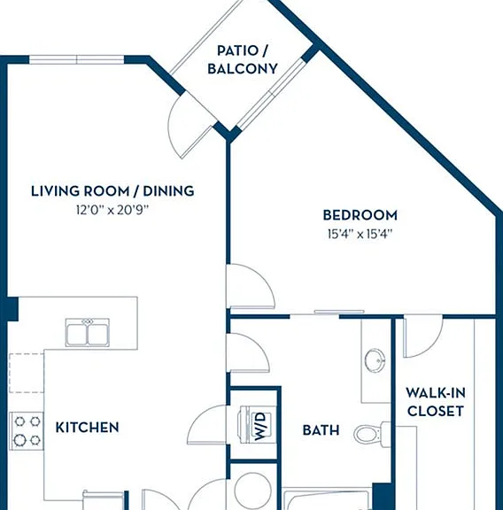 1 Bedroom | 1 Bath | 771 SF 1 Bedroom | 1 Bath | 771 SF