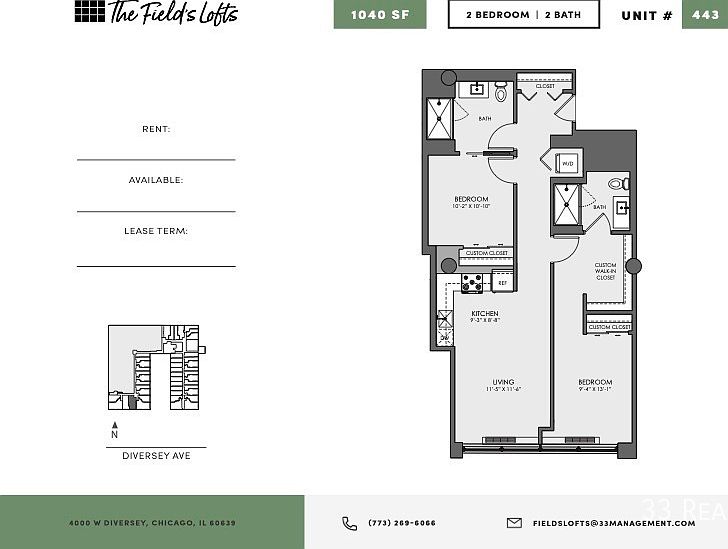 1st image of 4000 W Diversey Ave #443