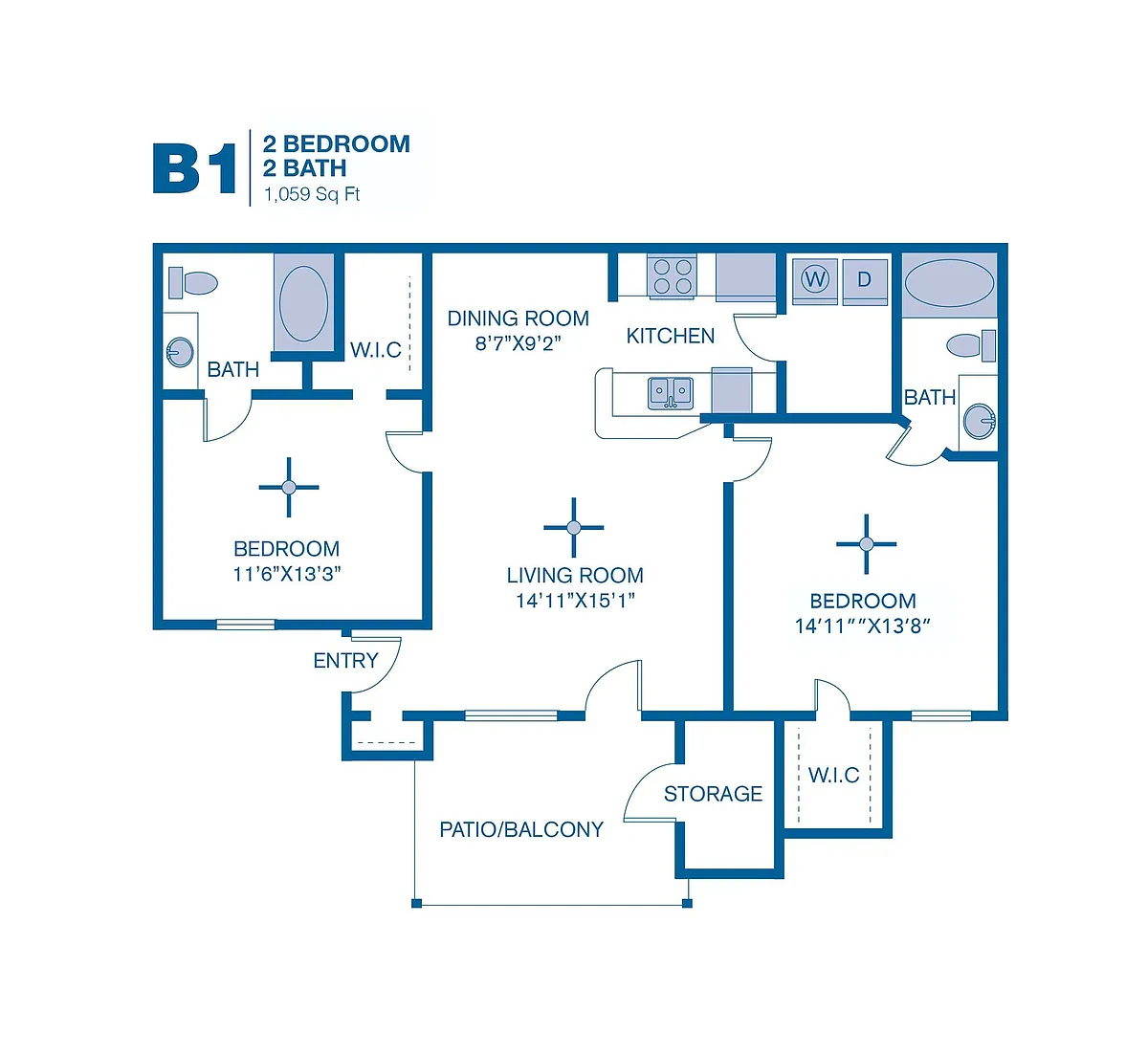 Floor plan B1