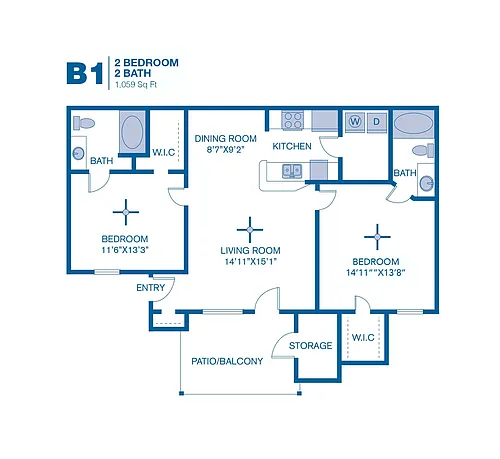 Floor plan B1