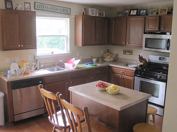 Large kitchen with pantry