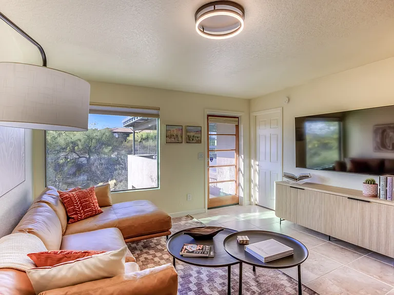 Spacious, Living Area with Natural Light