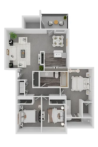 Floor plan 3/2 1150 sf