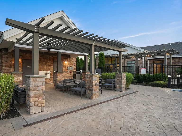 Pool with lounge area