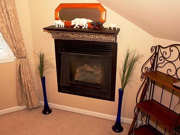 Fireplace in Master