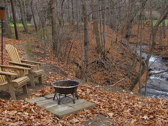 Look at this gorgeous view in the backyard!