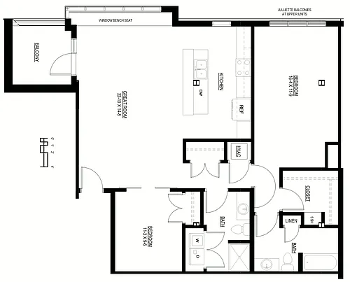 Floor plan 401
