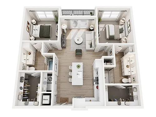 Floor plan B1