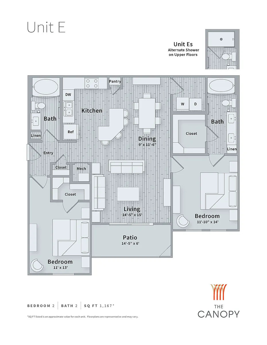 Floor plan E