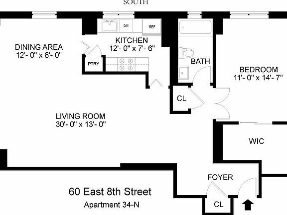 2nd image of 60 E 8th St APT 34N