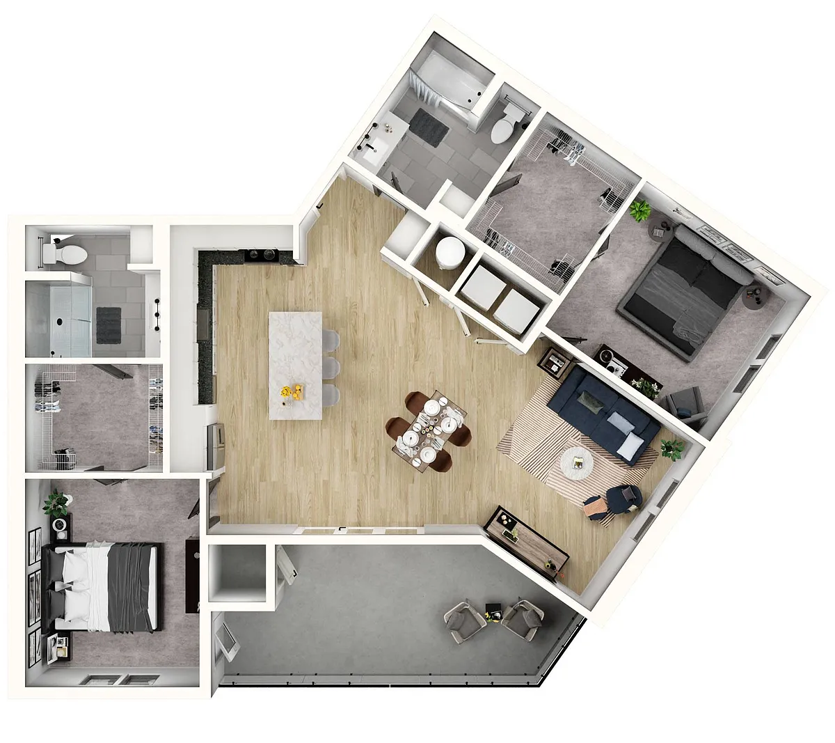 Floor plan 2C