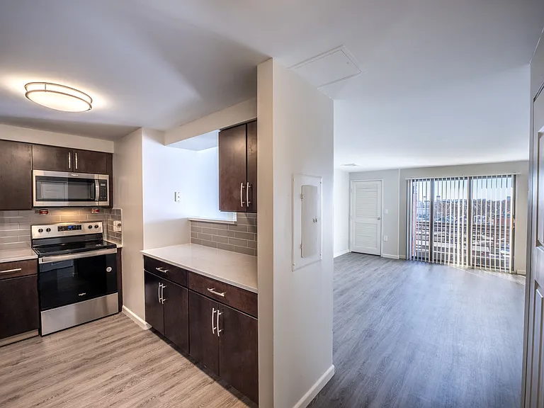 Kitchen and Living Room Flow