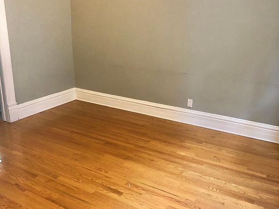 Living room with new oak floors