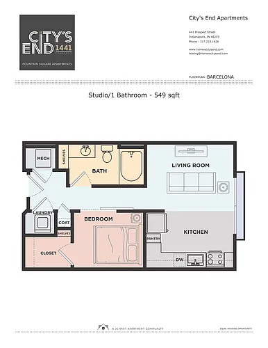 Floor plan Barcelona 0.1