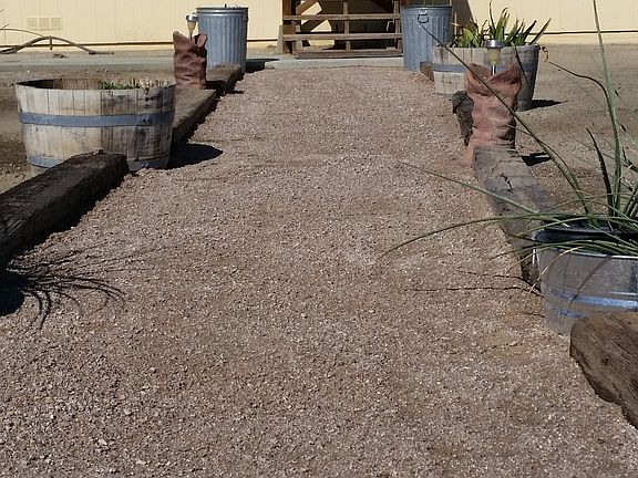 Walkway to front door