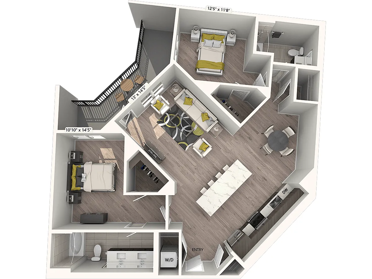 Floor plan B4S-Signature-1374sf