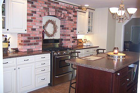 kitchen with 5 burner stove