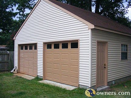 2 Car detached garage