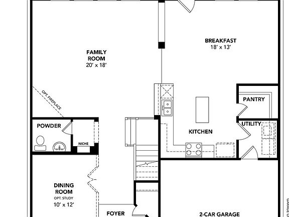 Mimosa First Floor Plan