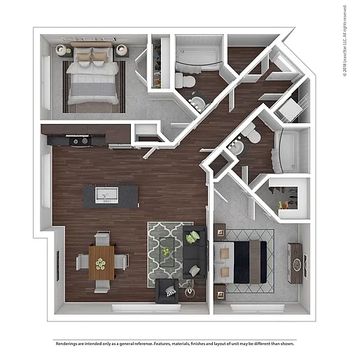 Floor plan The Rodin