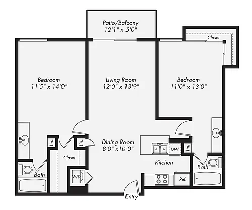 Floor plan B3-WD