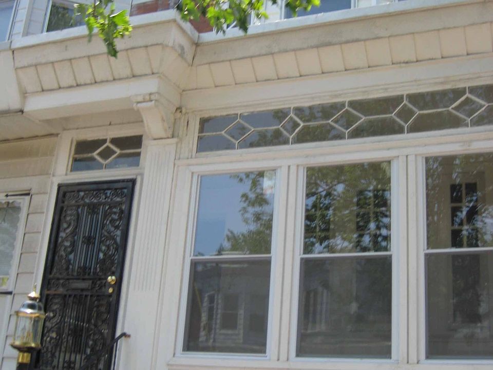 Closeup of front of home