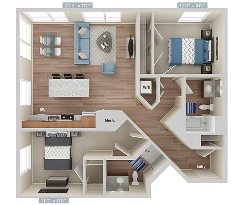 Floor plan 352