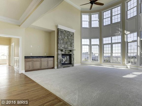 Gorgeous stone fireplace