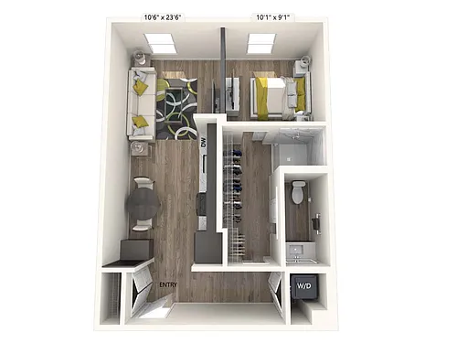 Floor plan AM3V-Upgrade-654sf