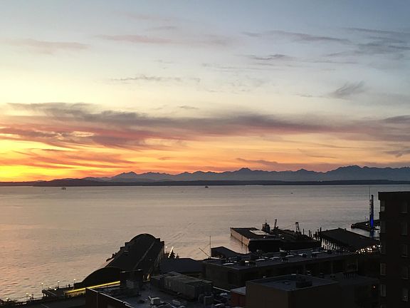 Sunset northwesterly view