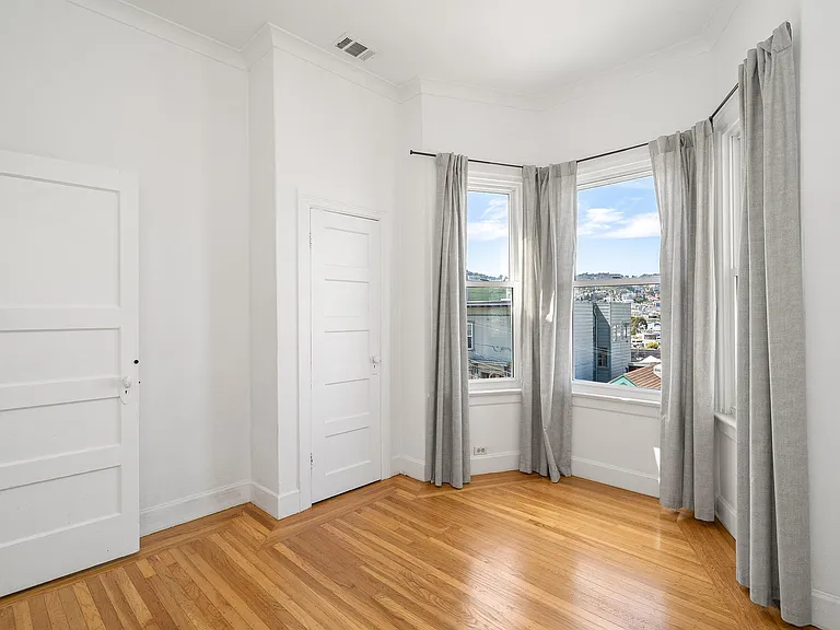 Bedroom with views