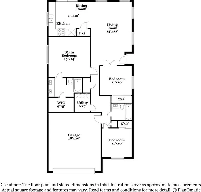 3 bed, 2.0 bath, 1368 sqft, $1,960 — Photo 2