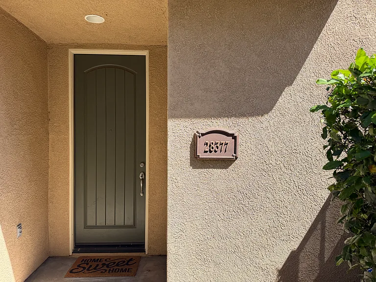 Front entrance door