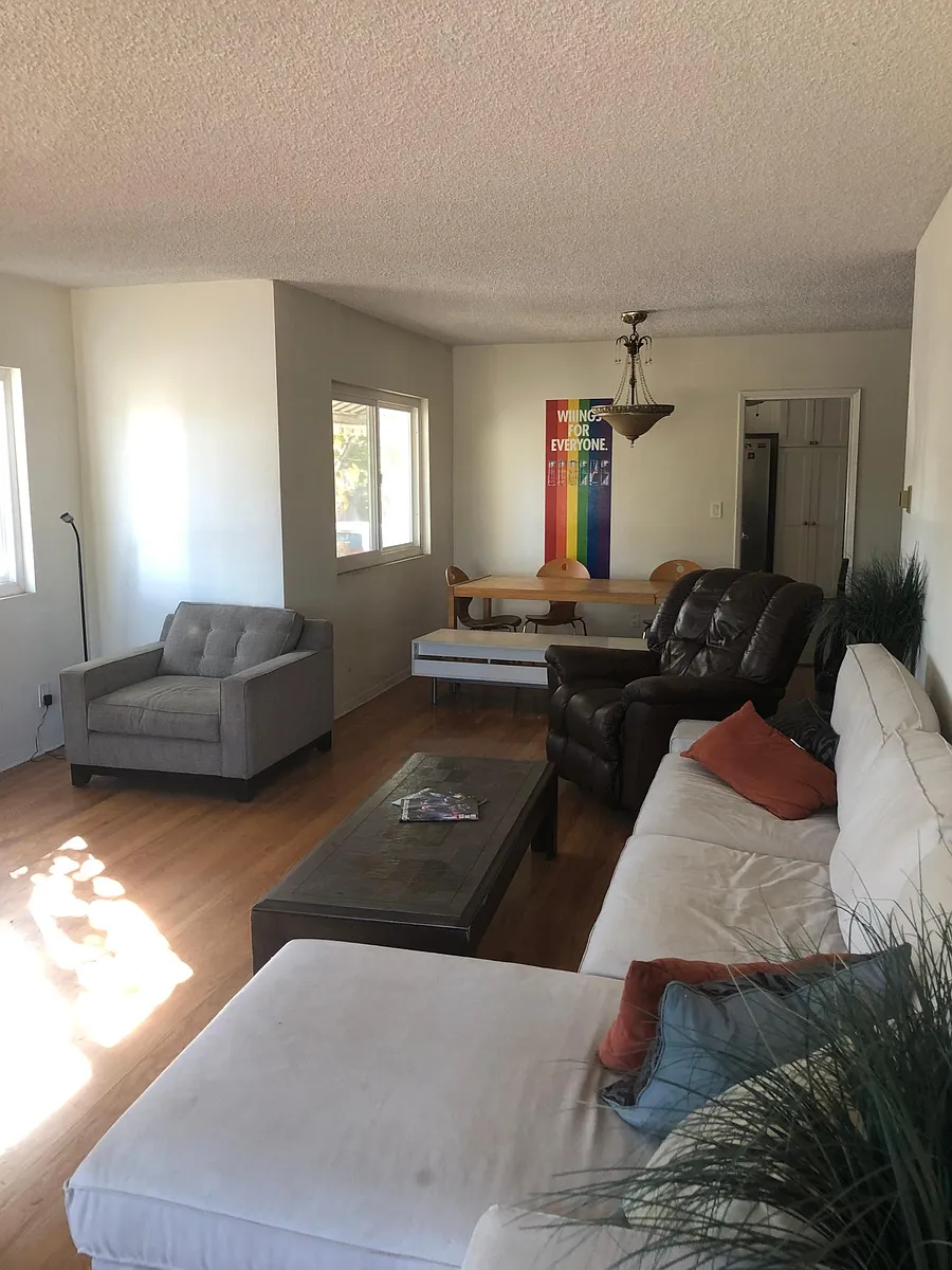 Living room, walking in from the front door - 1657 Centinela Ave