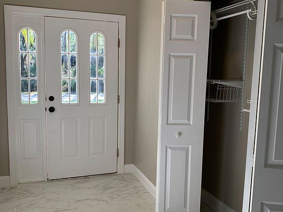 Entrance with closet