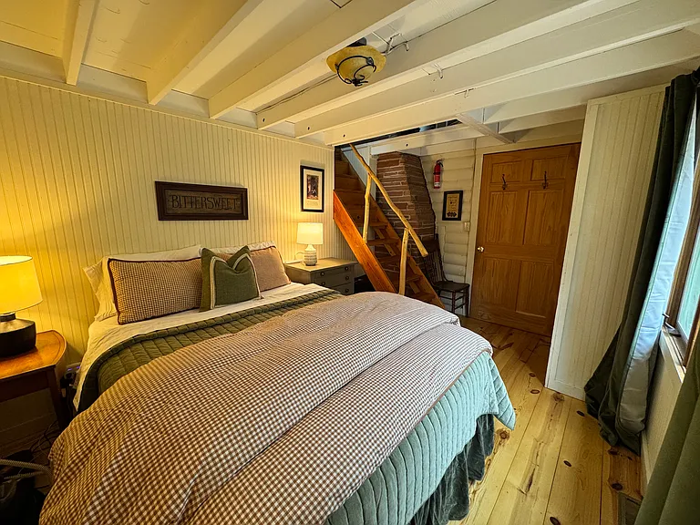 2nd bedroom with stairs to above loft