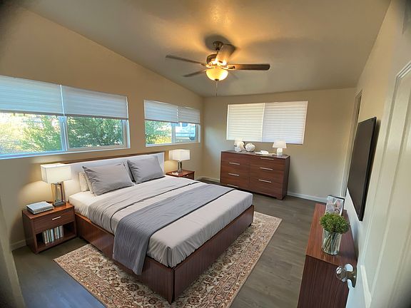 Primary bedroom with private bathroom