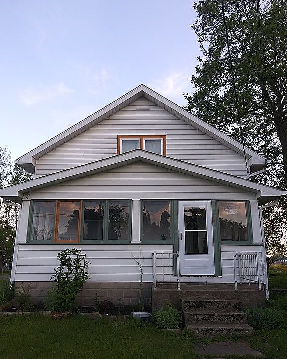 New storm door, gutters, lan