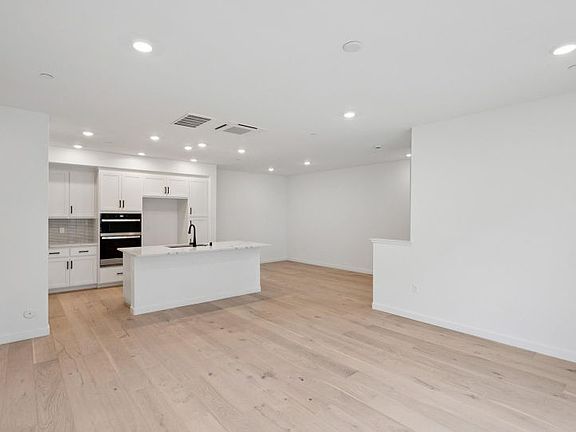 Gathering room open to kitchen