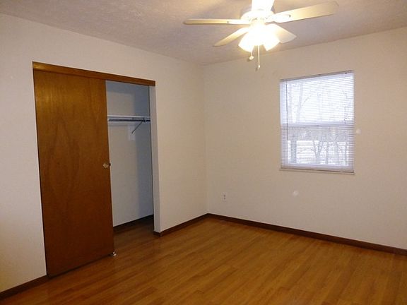 Bedroom with large closet