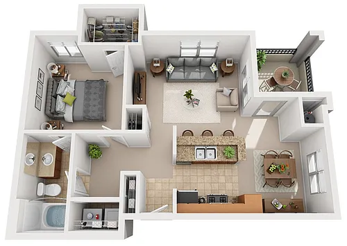 Floor plan Flamingo